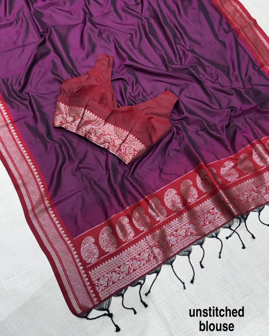 Viscose Silk Minakari Saree — photo 7