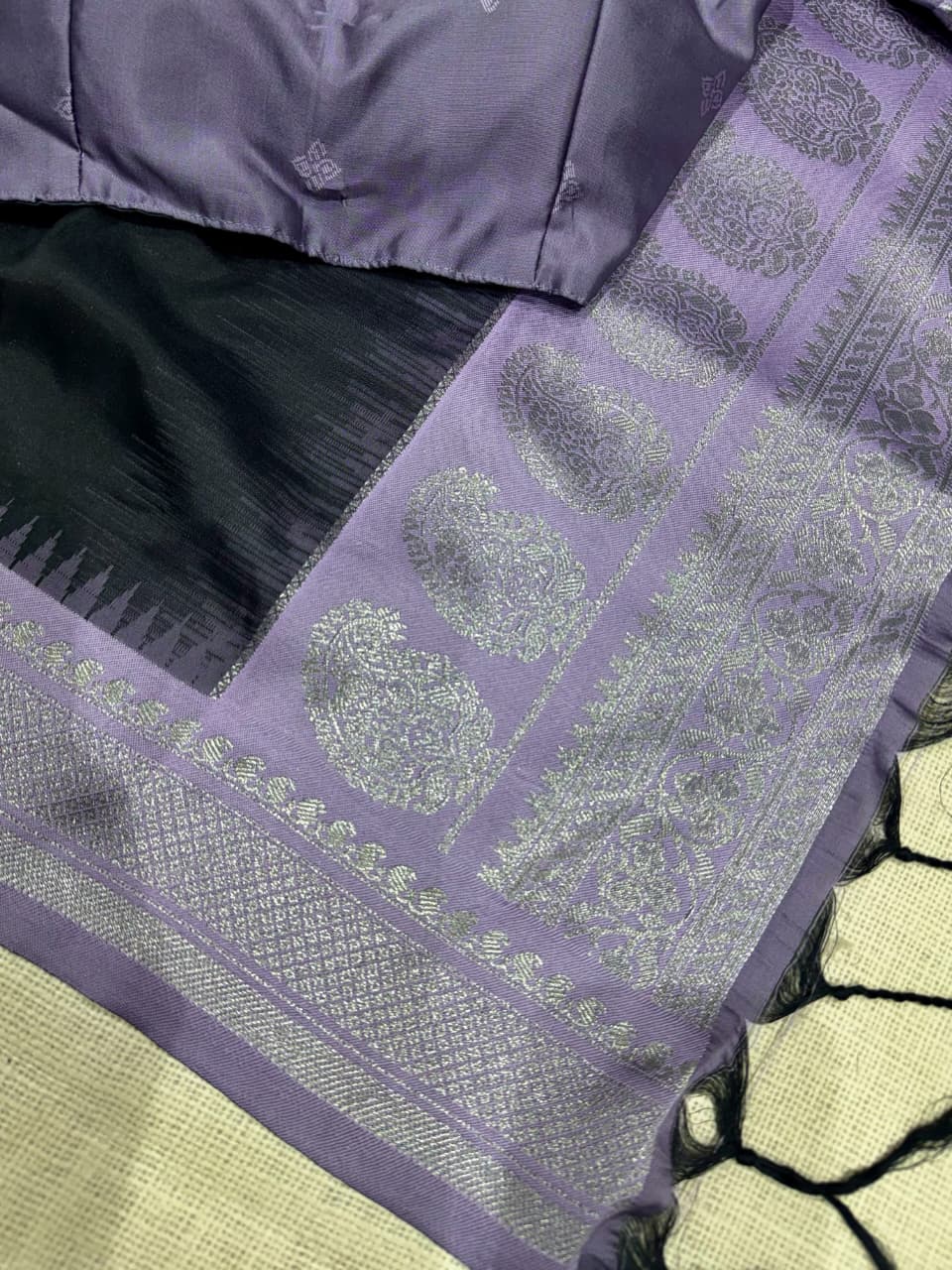 Viscose Silk Minakari Saree — photo 11
