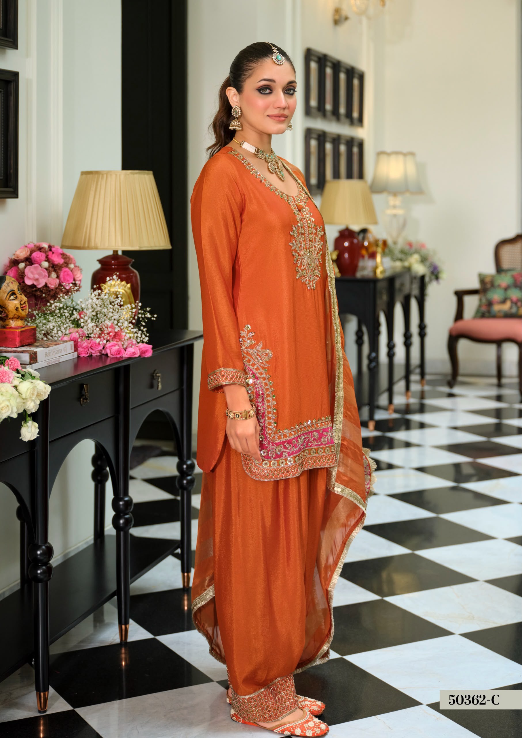 Chinon Farshi Salwar Suit with Dupatta — photo 7