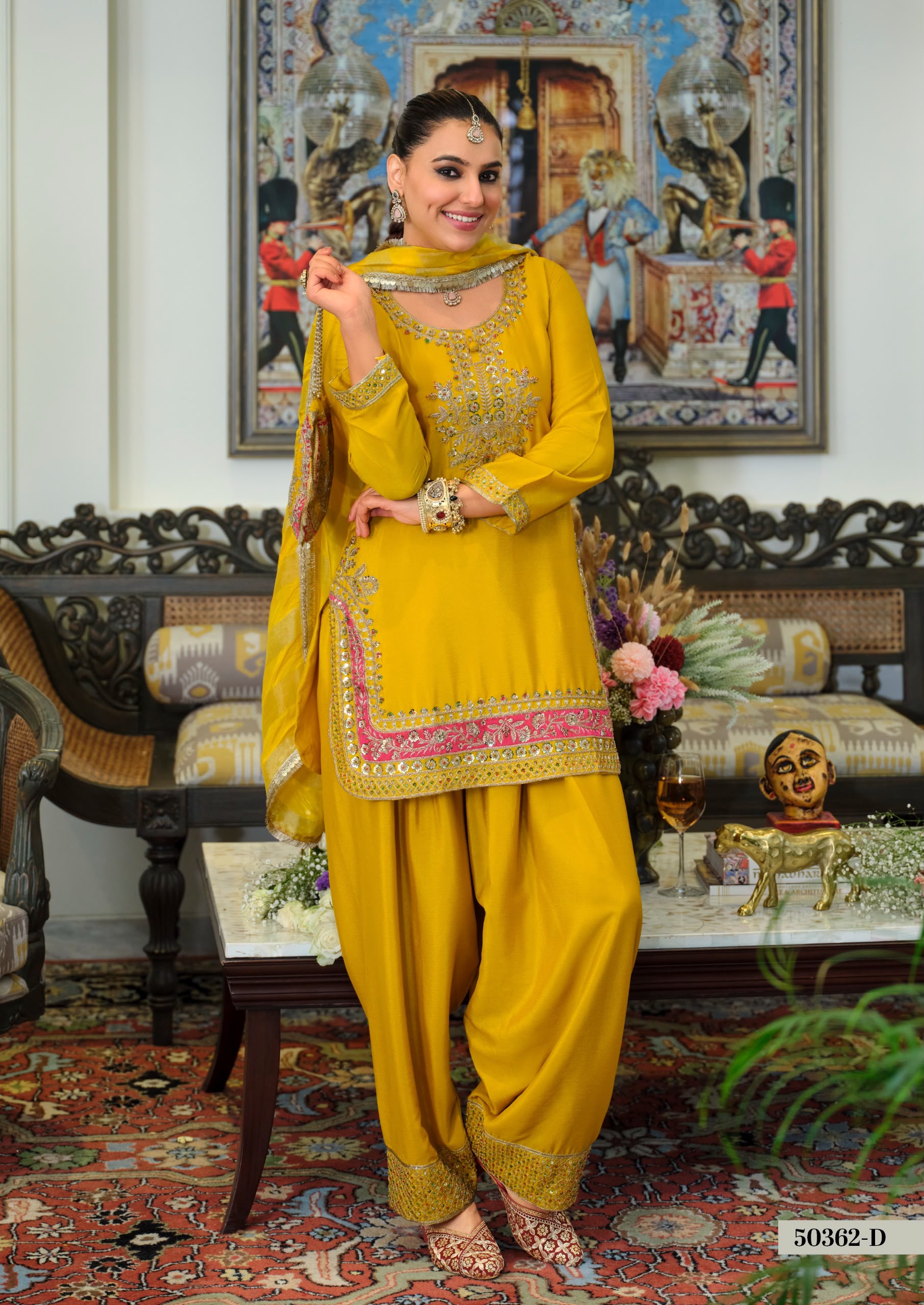 Chinon Farshi Salwar Suit with Dupatta — photo 2