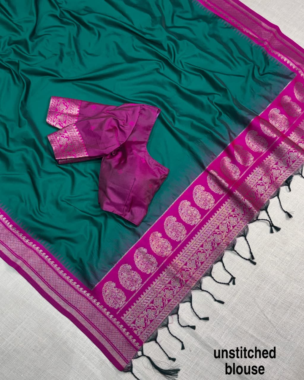 Viscose Silk Minakari Saree — photo 10