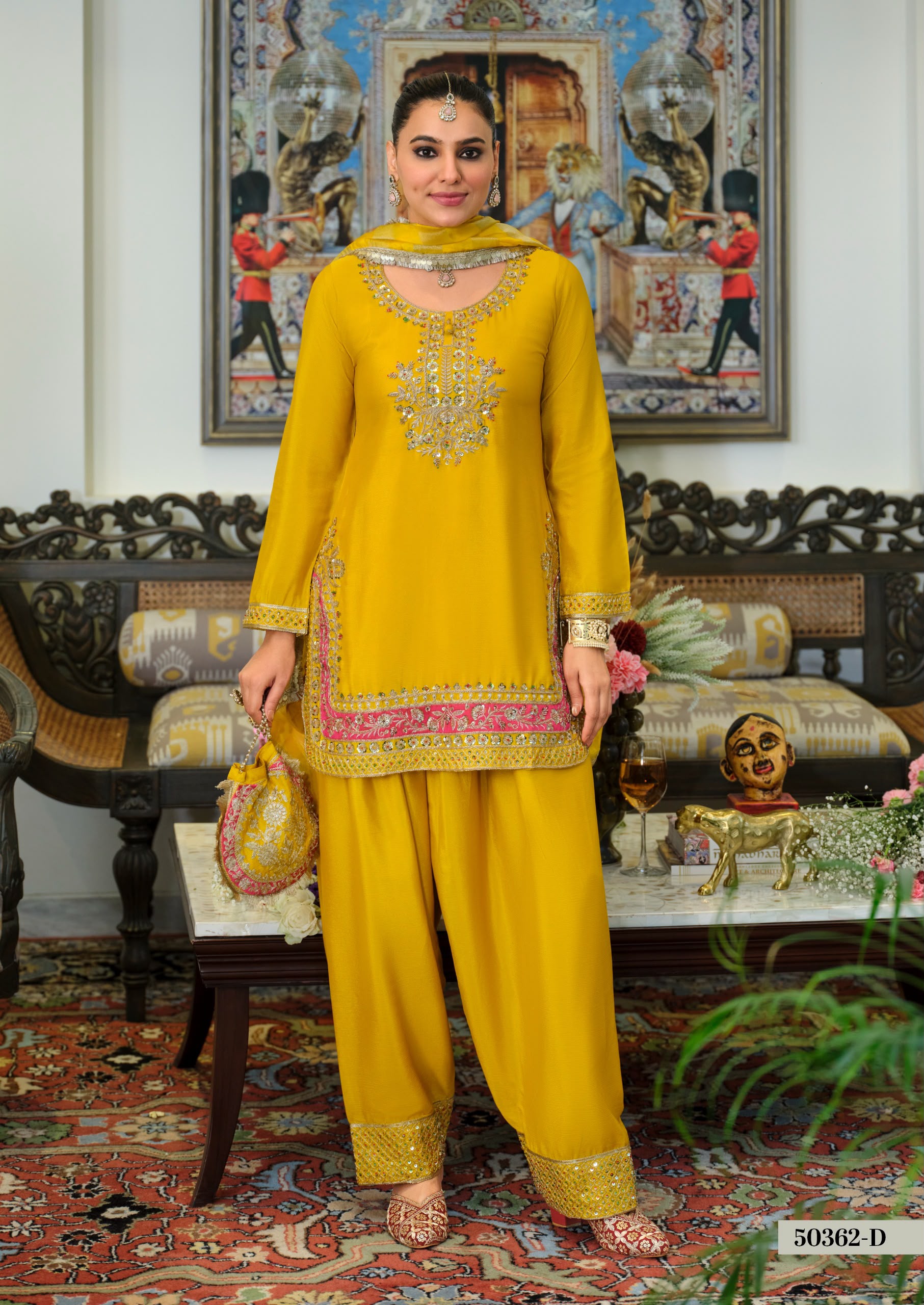 Chinon Farshi Salwar Suit with Dupatta — photo 4