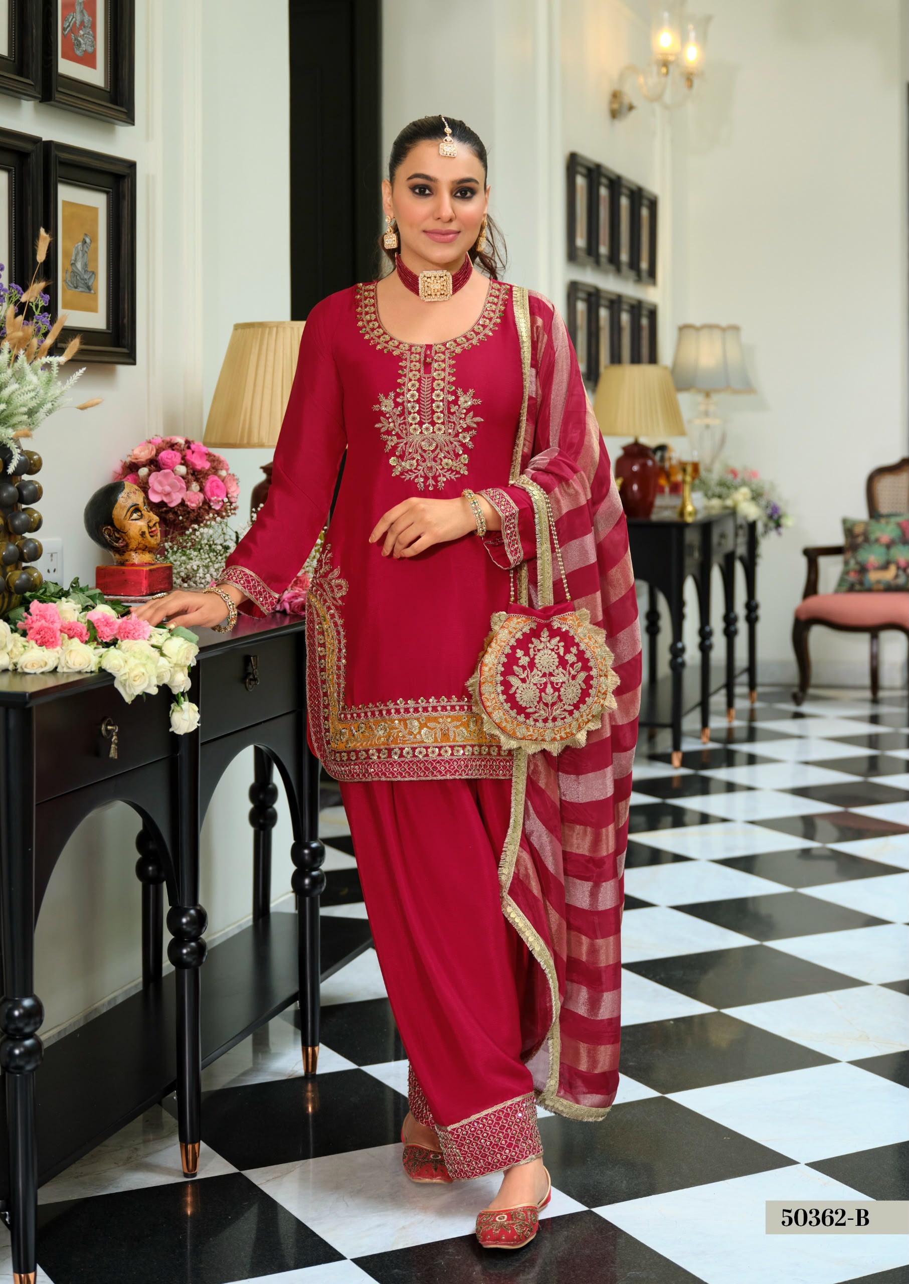 Chinon Farshi Salwar Suit with Dupatta — photo 16