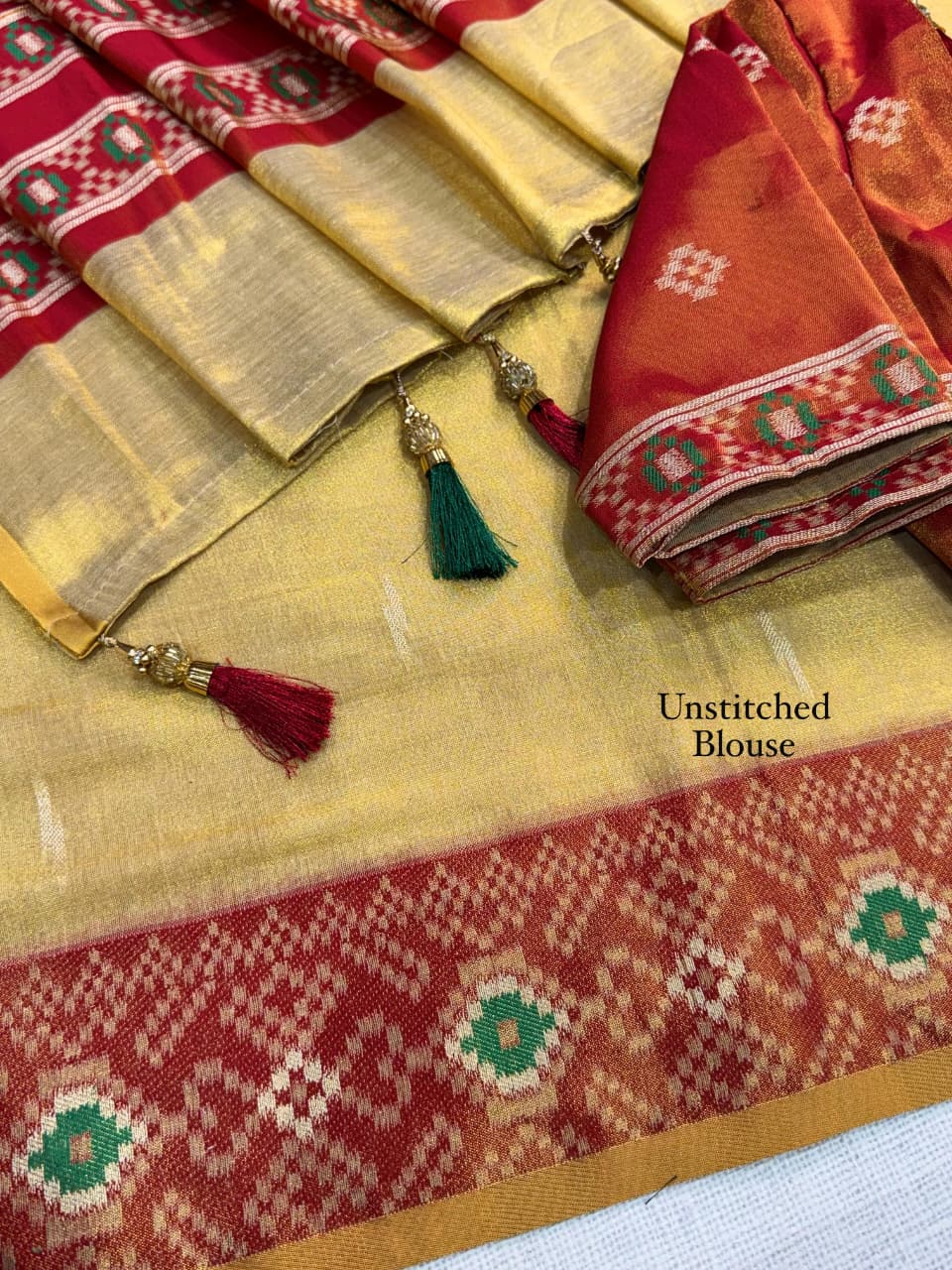 Cotton Silk Zari Jacquard Saree — photo 7