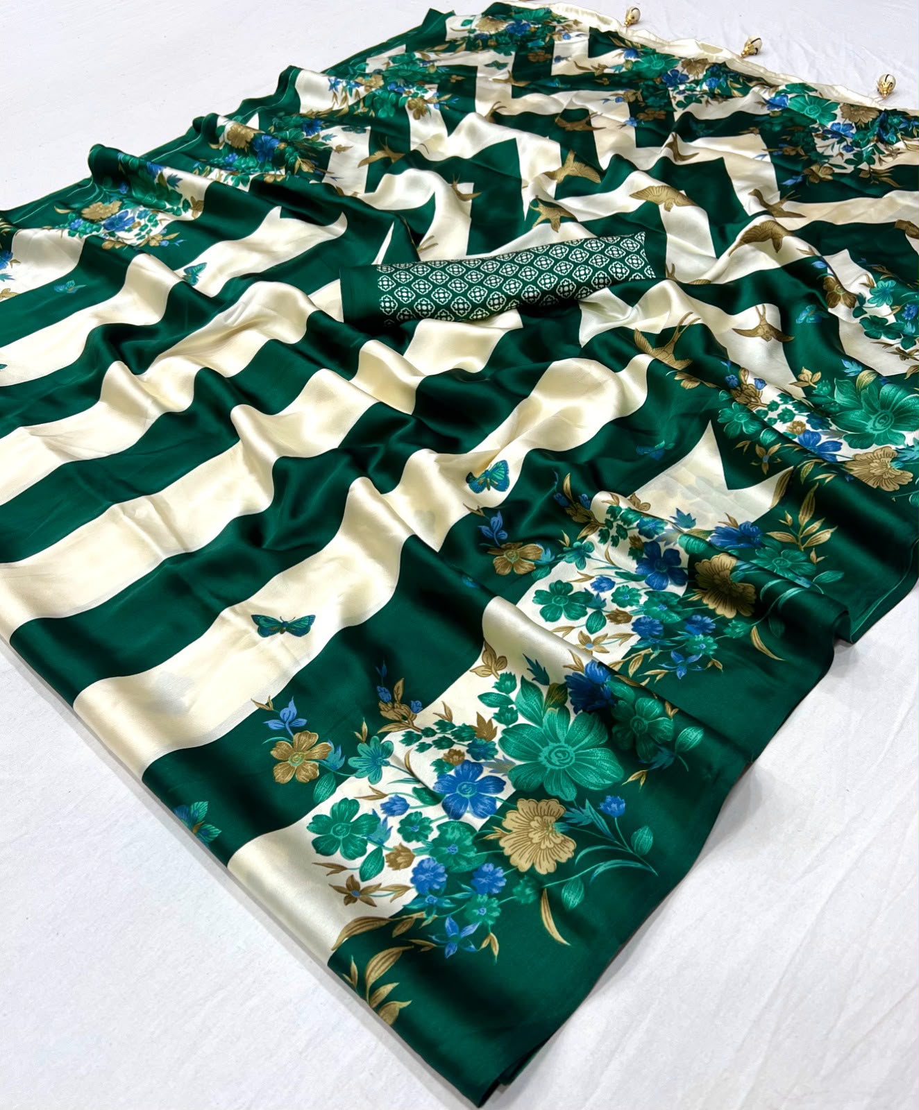 Ajrakh Lux Semi Modal Saree — photo 10