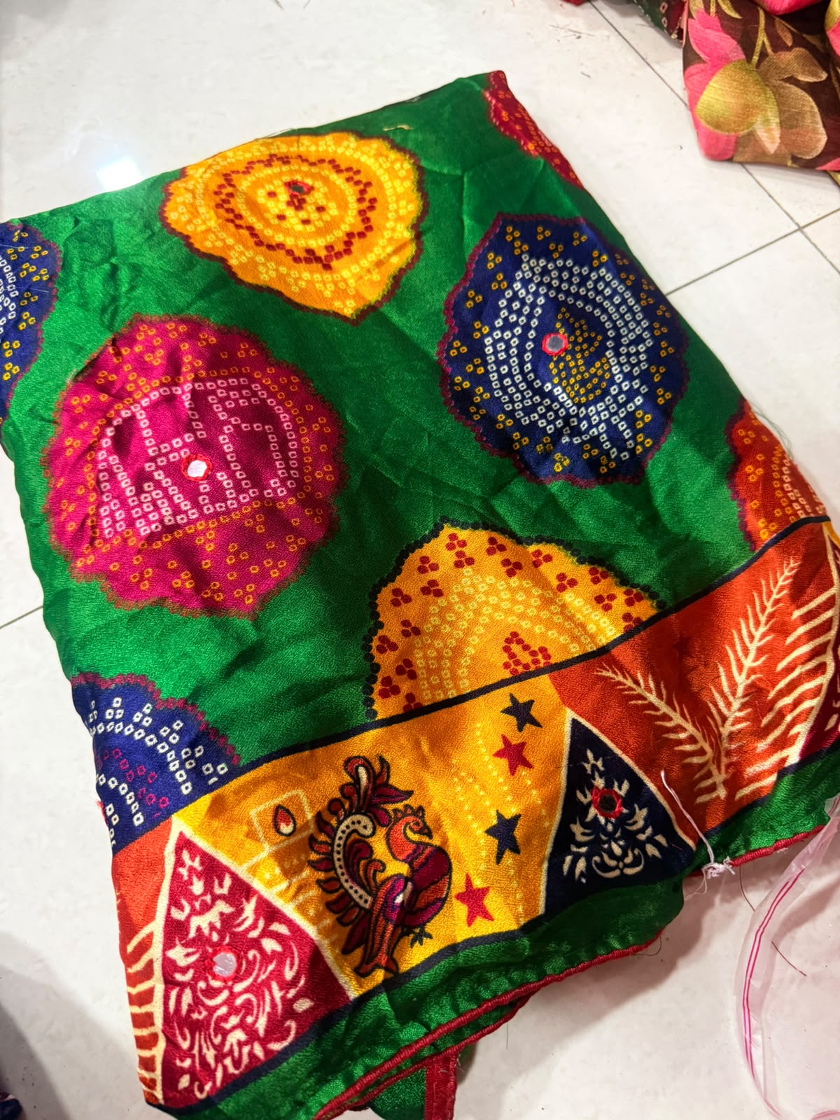 Handmade Chiffon Georgette Flower Saree — photo 26