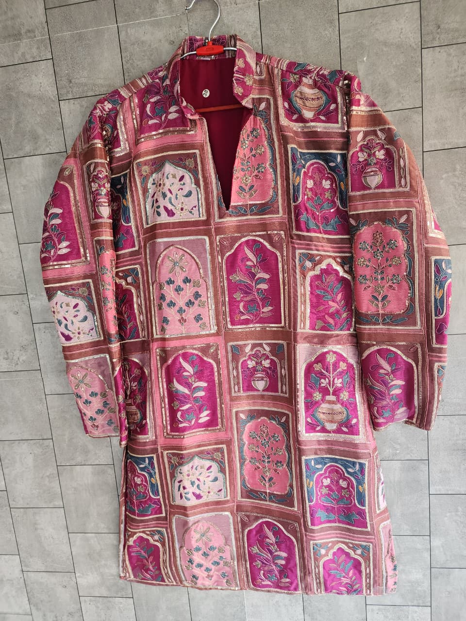 Men’s Designer Chinon Kurta with Heavy Embroidery — photo 12