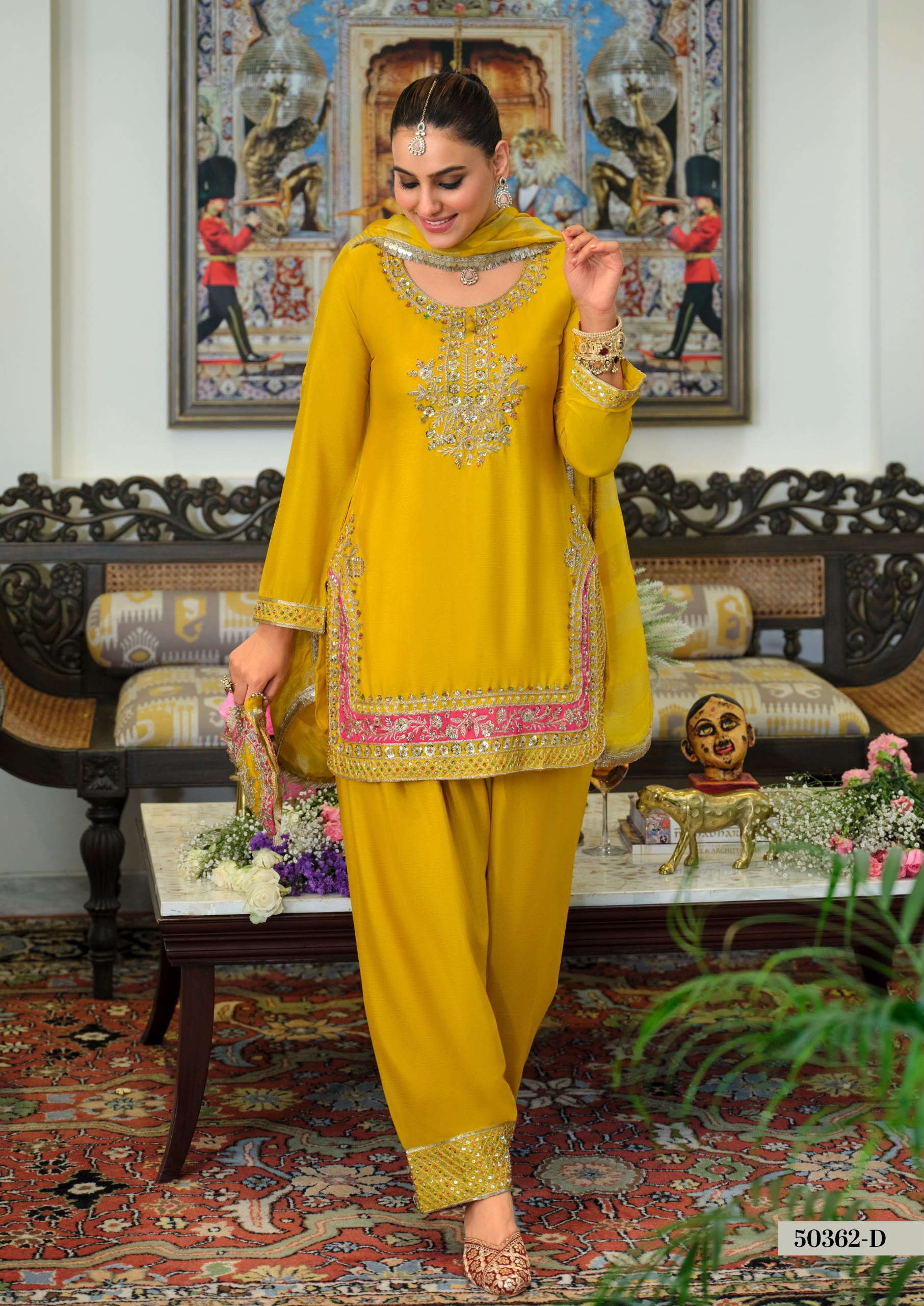 Chinon Farshi Salwar Suit with Dupatta — photo 3