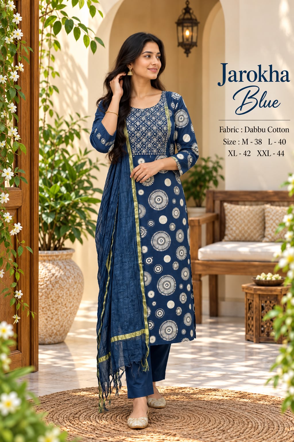 Dabbu Cotton Straight Kurta Set — photo 2