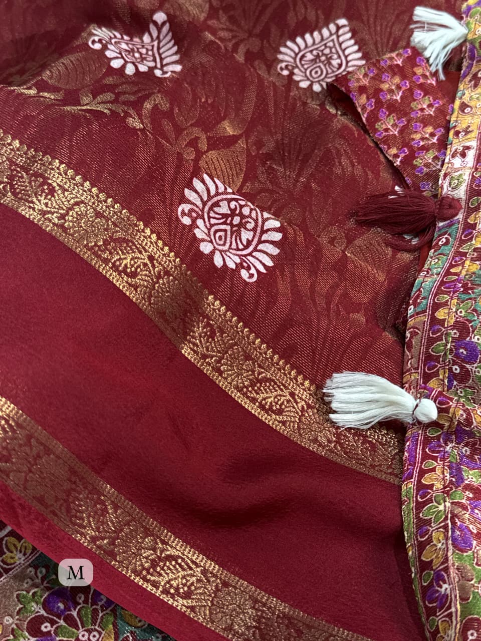 Cotton Jacquard Printed Saree — photo 15