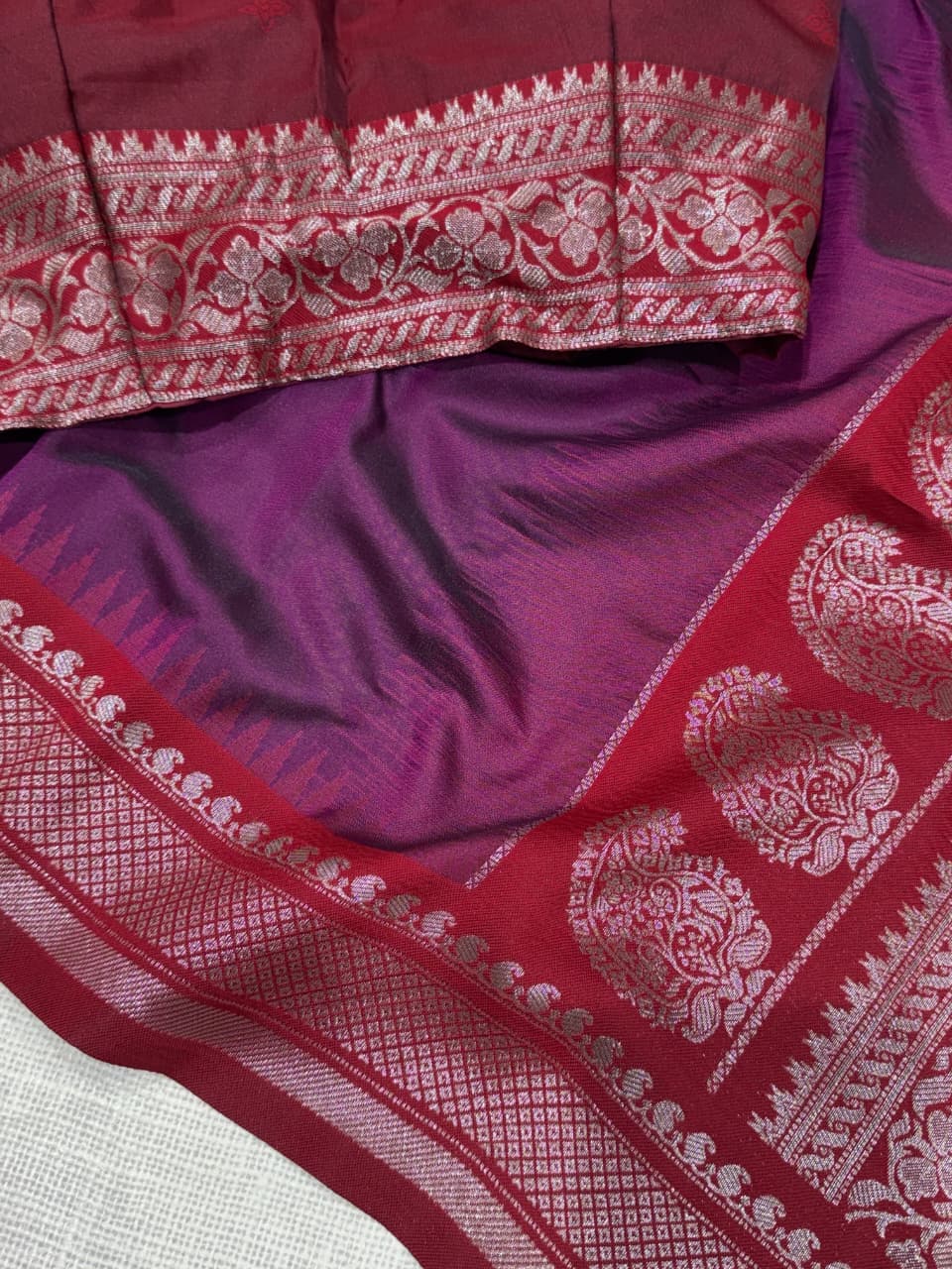 Viscose Silk Minakari Saree — photo 8
