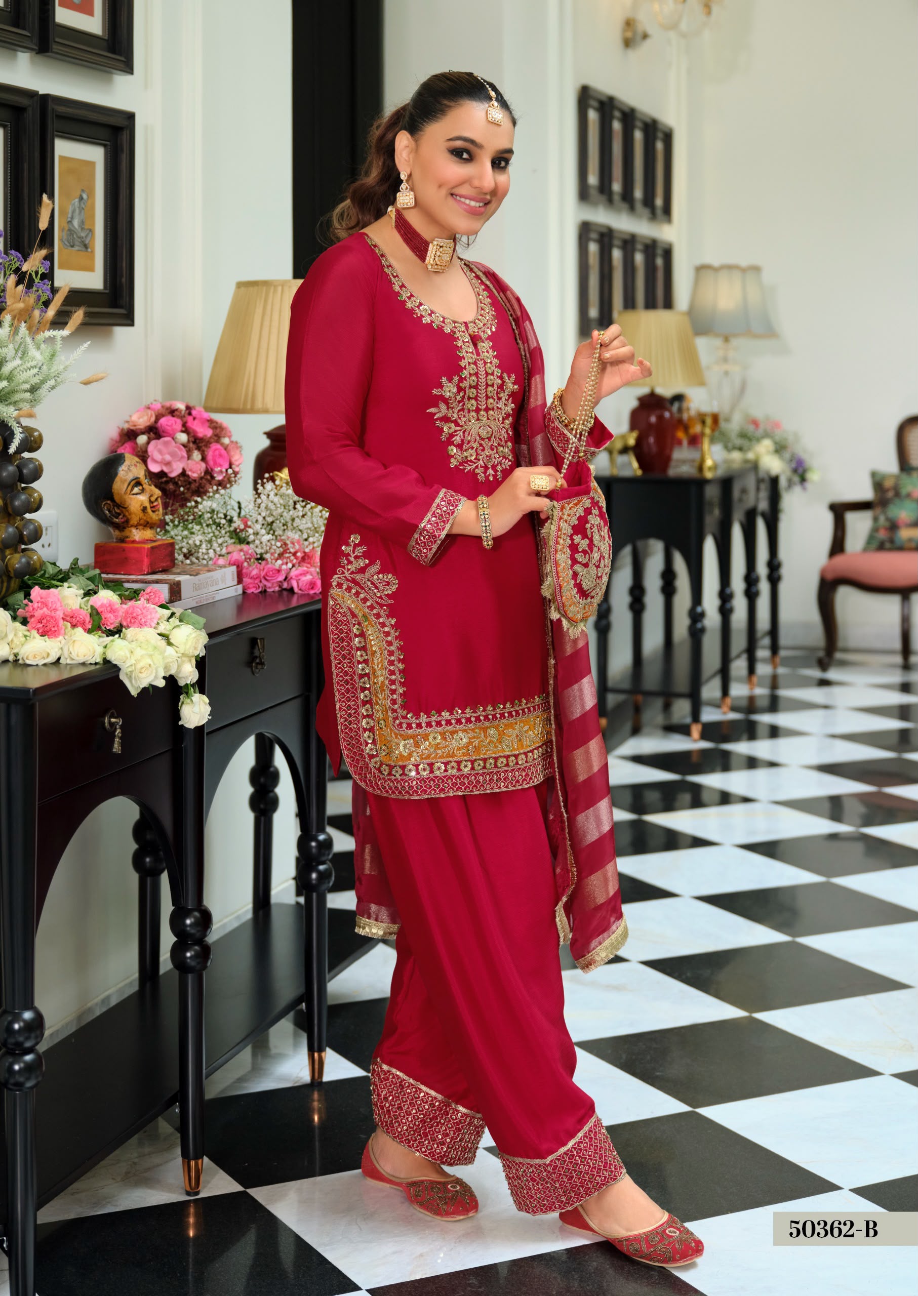 Chinon Farshi Salwar Suit with Dupatta — photo 15