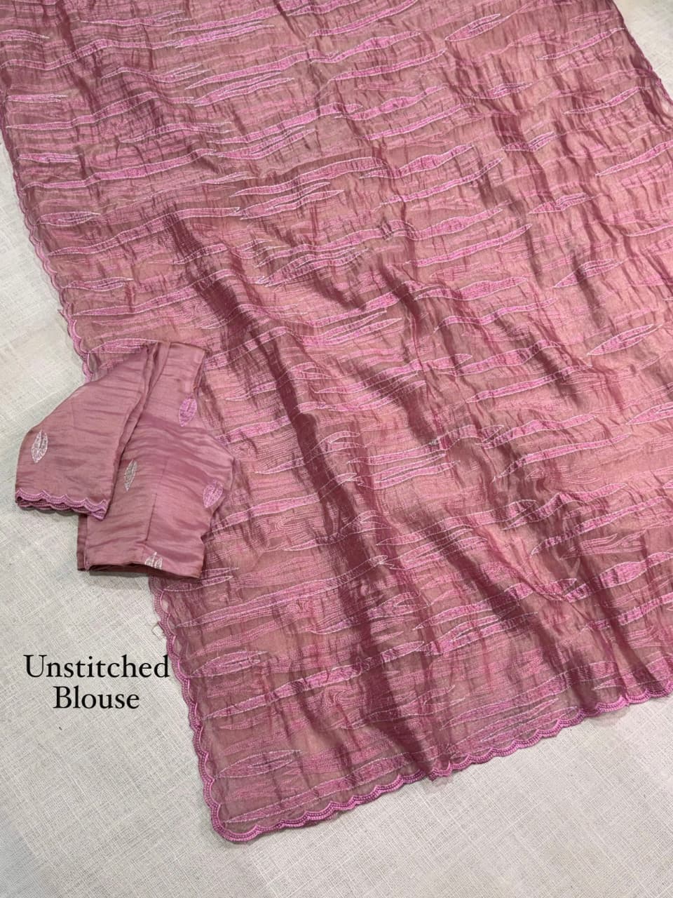 Turkish Organza Style Muscut Silk Saree — photo 6