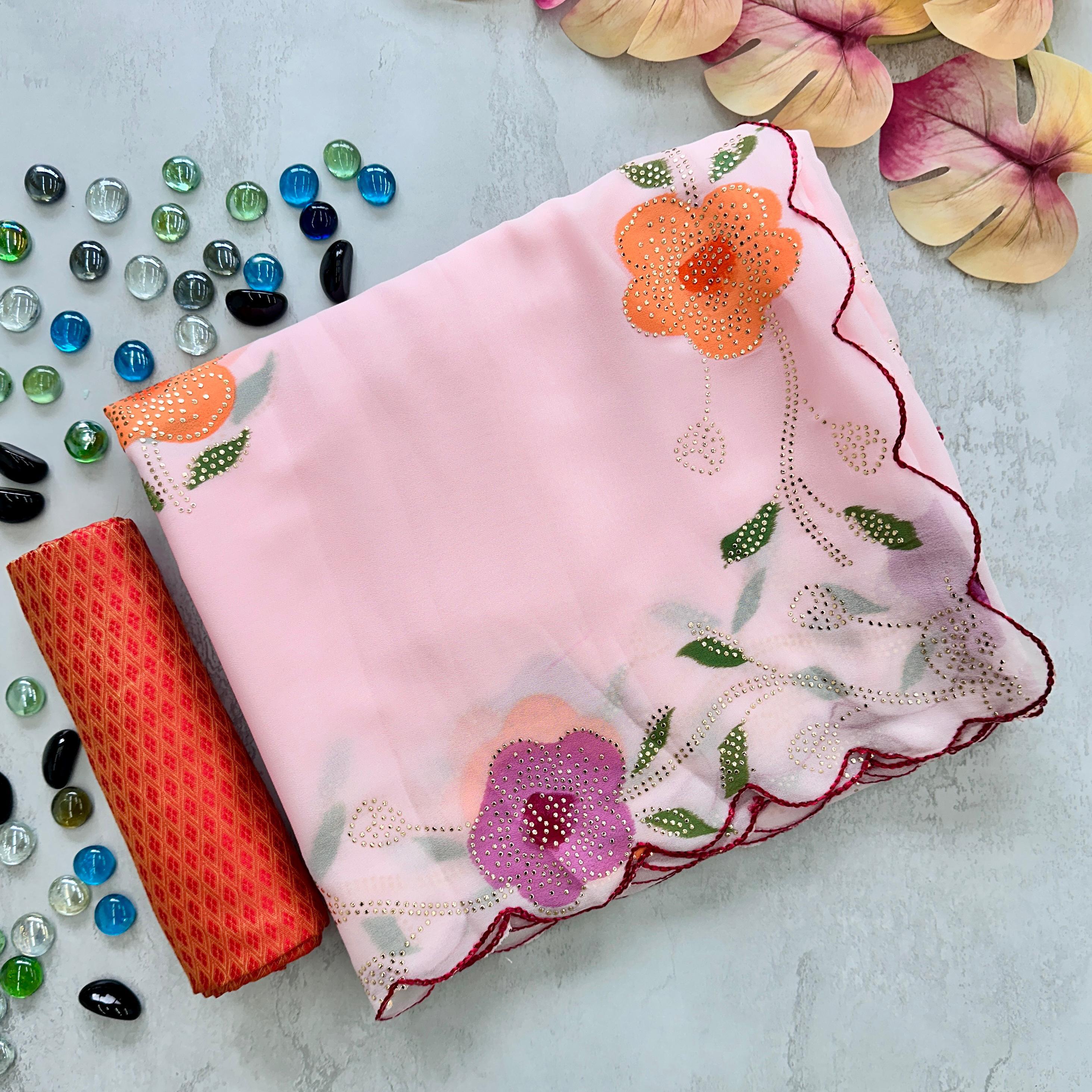Kashish Soft Silk Saree with Hand-Painted Work — photo 6